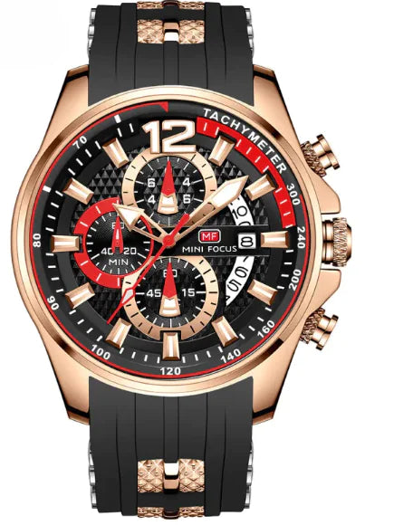 Montre Étanche Quartz Grand Cadran Lumineux Homme 0350G