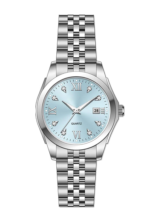 BESTKANG Womens Bracelet Watch  Blue Luminous Quartz