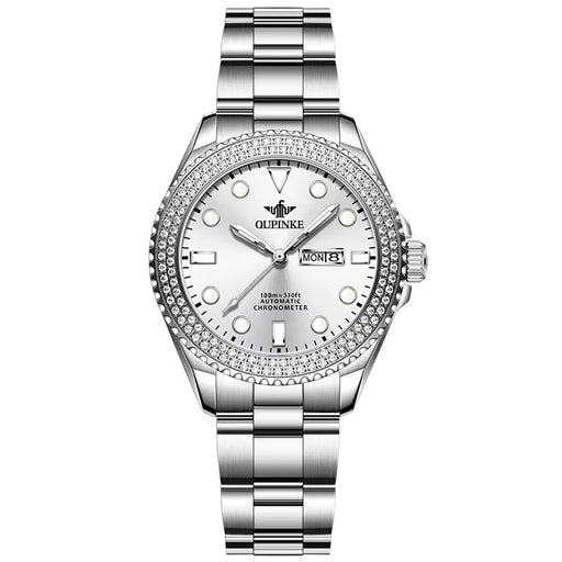 Montre automatique Oupinke 3205 femme diamant 50M