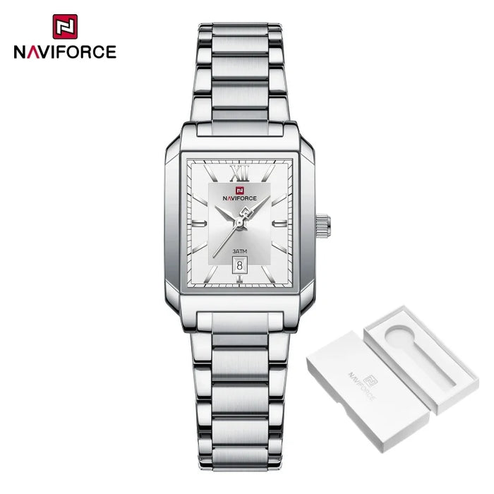 Womens Watch NAVIFOECR Luminous Stainless Steel 3ATM