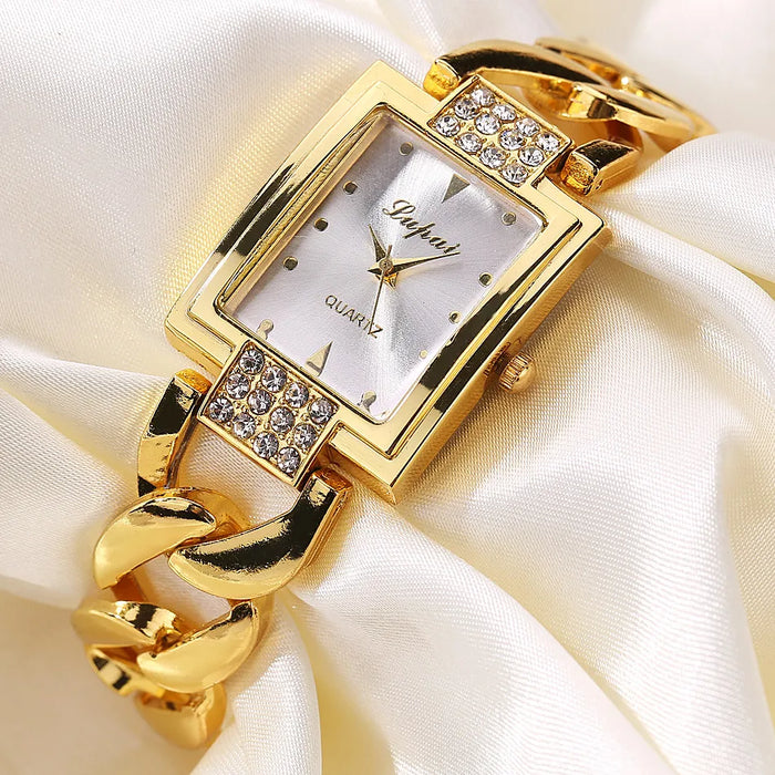 Montre Femme Chau Mo - Montre-Bracelet Quartz de Luxe Élégante