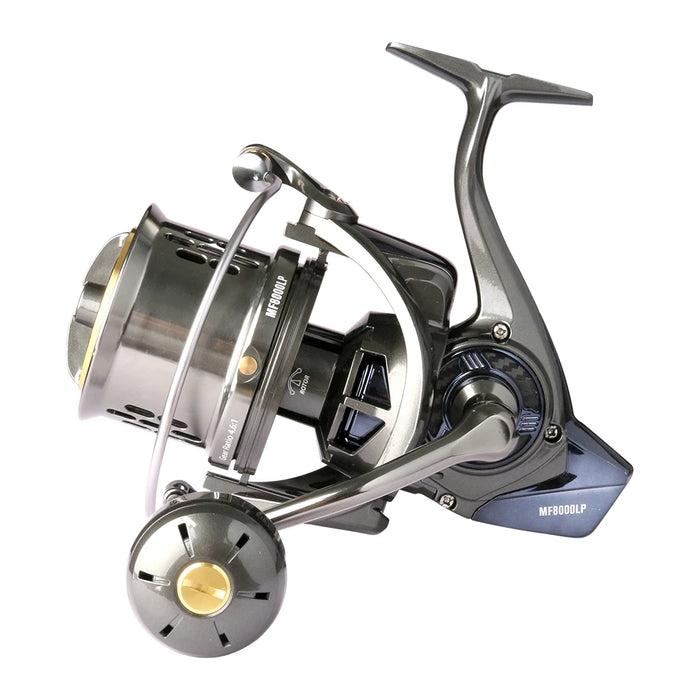 DEUKIO moulinet de pêche Jigging longue portée 8000 10000 12000 série 8 + 1BB moulinets de pêche de Surf 44LB traînée Max grand moulinet d'eau salée
