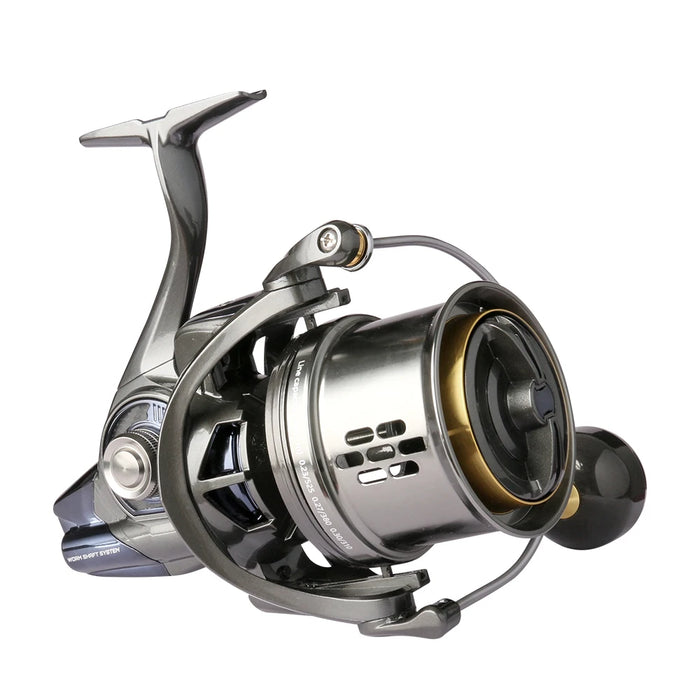 DEUKIO moulinet de pêche Jigging longue portée 8000 10000 12000 série 8 + 1BB moulinets de pêche de Surf 44LB traînée Max grand moulinet d'eau salée