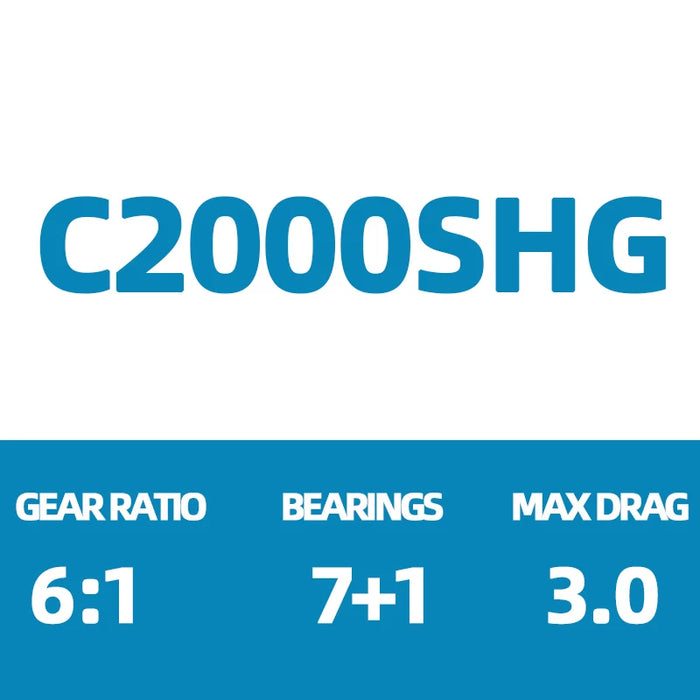 2024 SHIMANO VANFORD moulinet de pêche 6-9 + 1BB MAX DRAG 2.5-11KG moulinet d'eau douce et salée