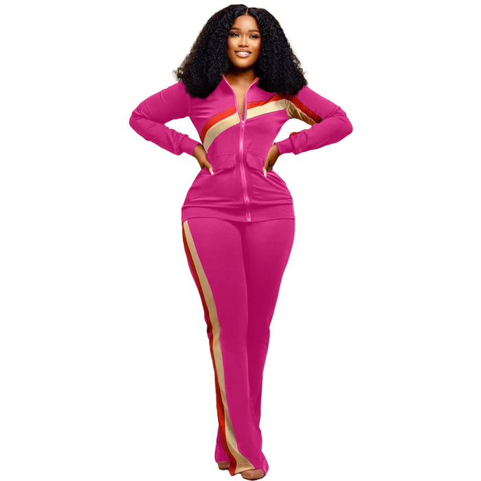 Ensemble de vêtements pour femmes, ensemble de deux pièces, style sport, pantalon long, collection d'hiver, taille adulte, avec des vêtements