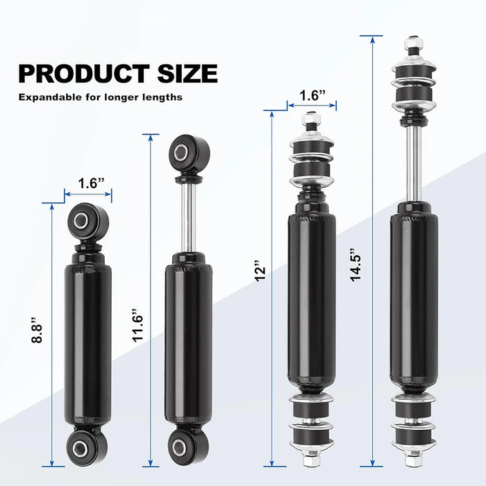 Amortisseur de chariot de golf avant/arrière Club Car DS 1988+ et Precedent 2004+ G&E - 1014235, 1014236, 1010991, 1015813