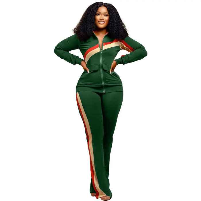 Ensemble de vêtements pour femmes, ensemble de deux pièces, style sport, pantalon long, collection d'hiver, taille adulte, avec des vêtements