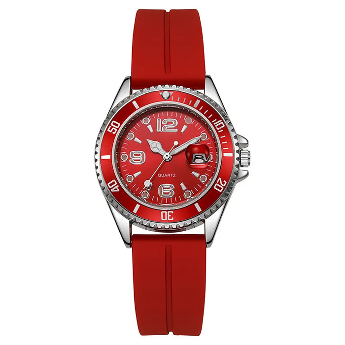 1/2 pièces décontracté bracelet en Silicone montres de Couple calendrier de mode montres de sport à Quartz pour hommes femmes horloges (sans boîte)