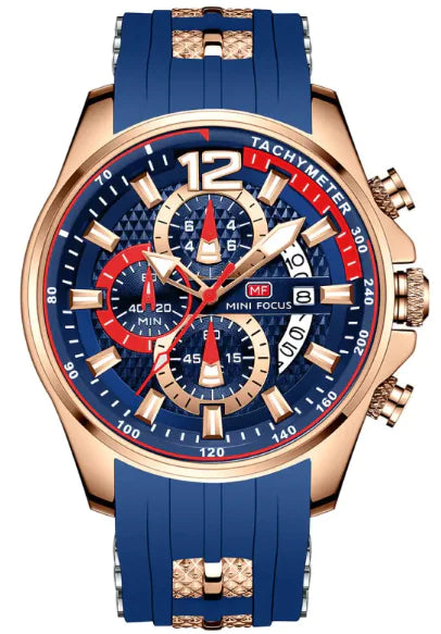 Montre Étanche Quartz Grand Cadran Lumineux Homme 0350G